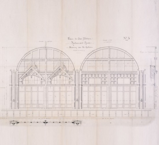 Disegno del ristorante russo