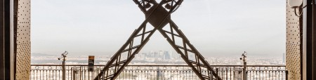 Eiffel Tower view at night